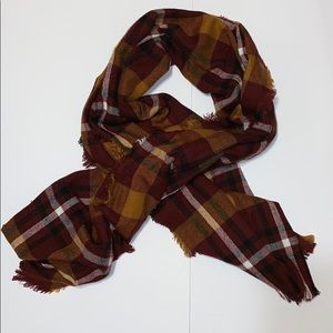 Plaid Blanket Scarf